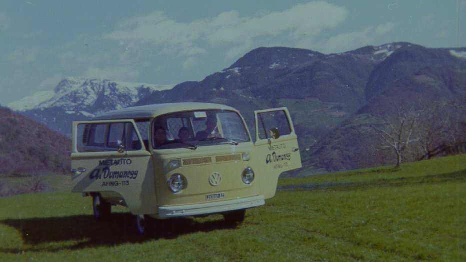 Domanegg - 50 Jahre - Alter VW Bus - erster Bus Südtirol